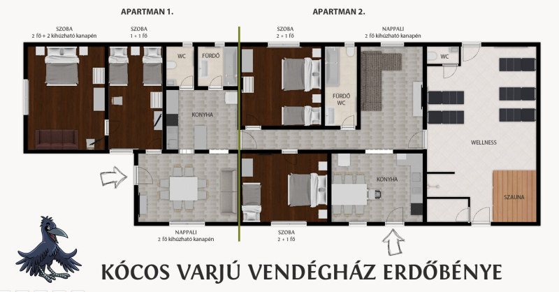 Kócos Varjú Vendégház - Erdőbénye